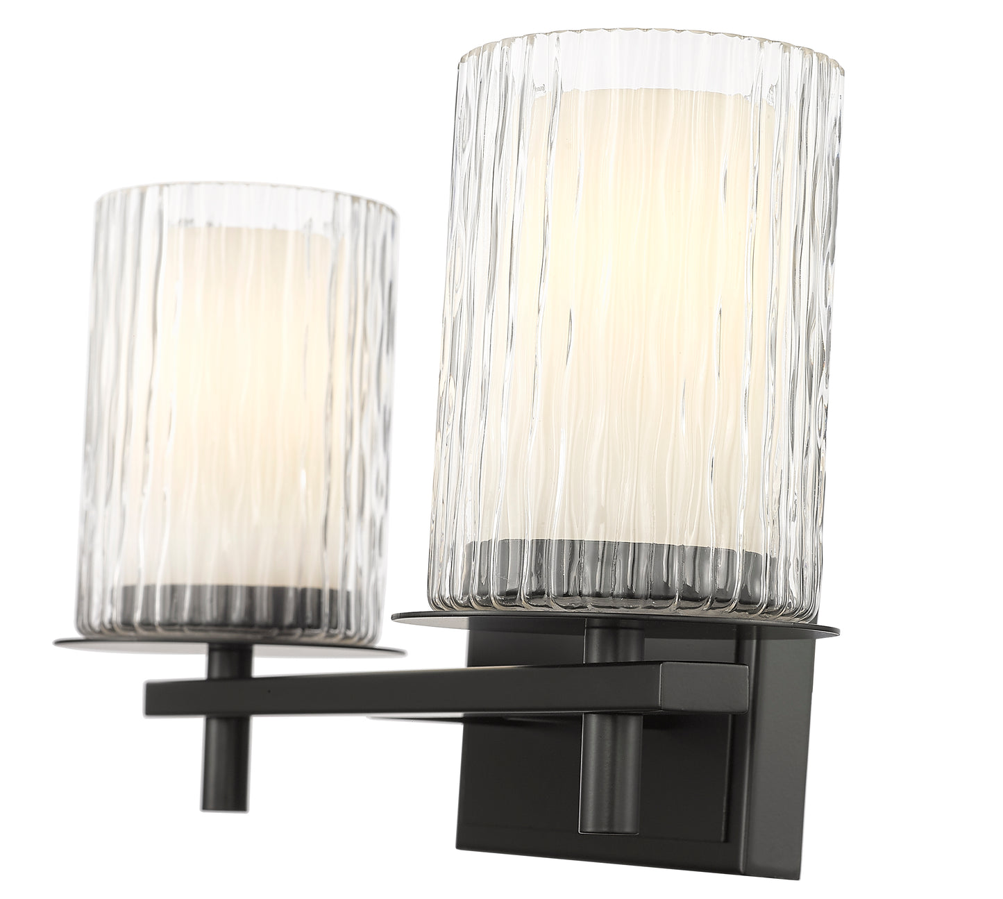 1949-2V-MB - Grayson 2 Light 16" Vanity - Matte Black