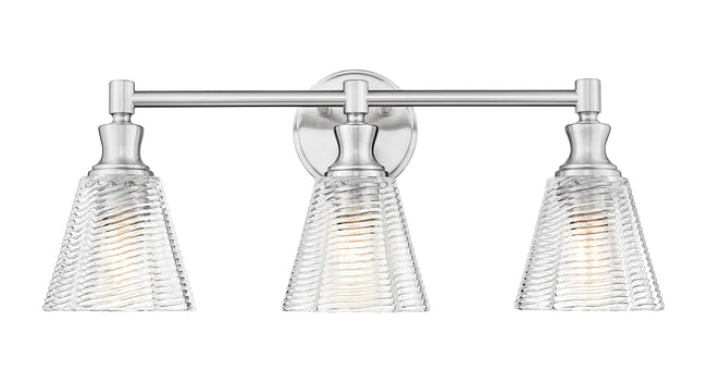 7704-3V-BN - Auden 3 Light 24" Vanity - Brushed Nickel