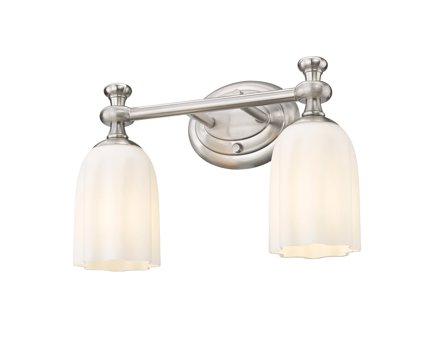 1102-2V-BN - Orion 2 Light 14" Vanity - Brushed Nickel