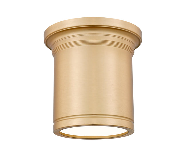 7702F8-MGLD-LED - Bentley 1 Light Flush 8" Mount - Modern Gold