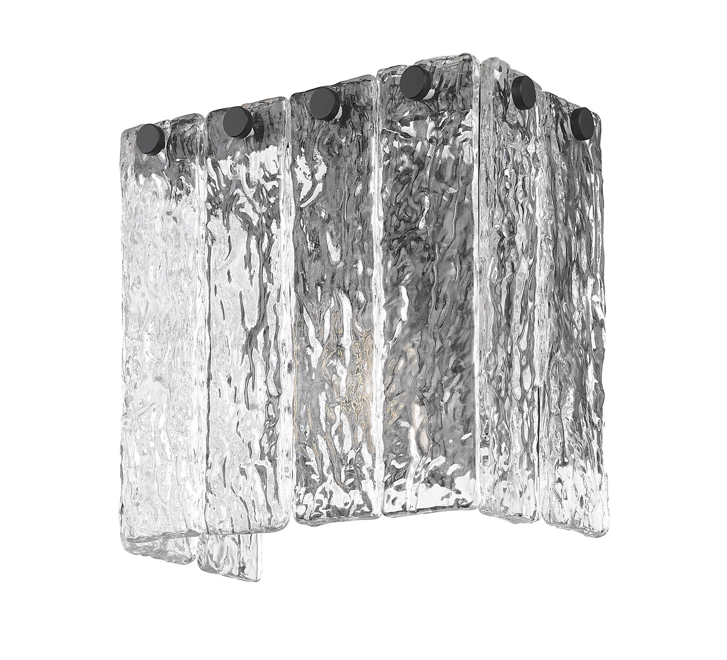 1943-1S-MB - Glacier 1 Light Wall 7" Sconce - Matte Black