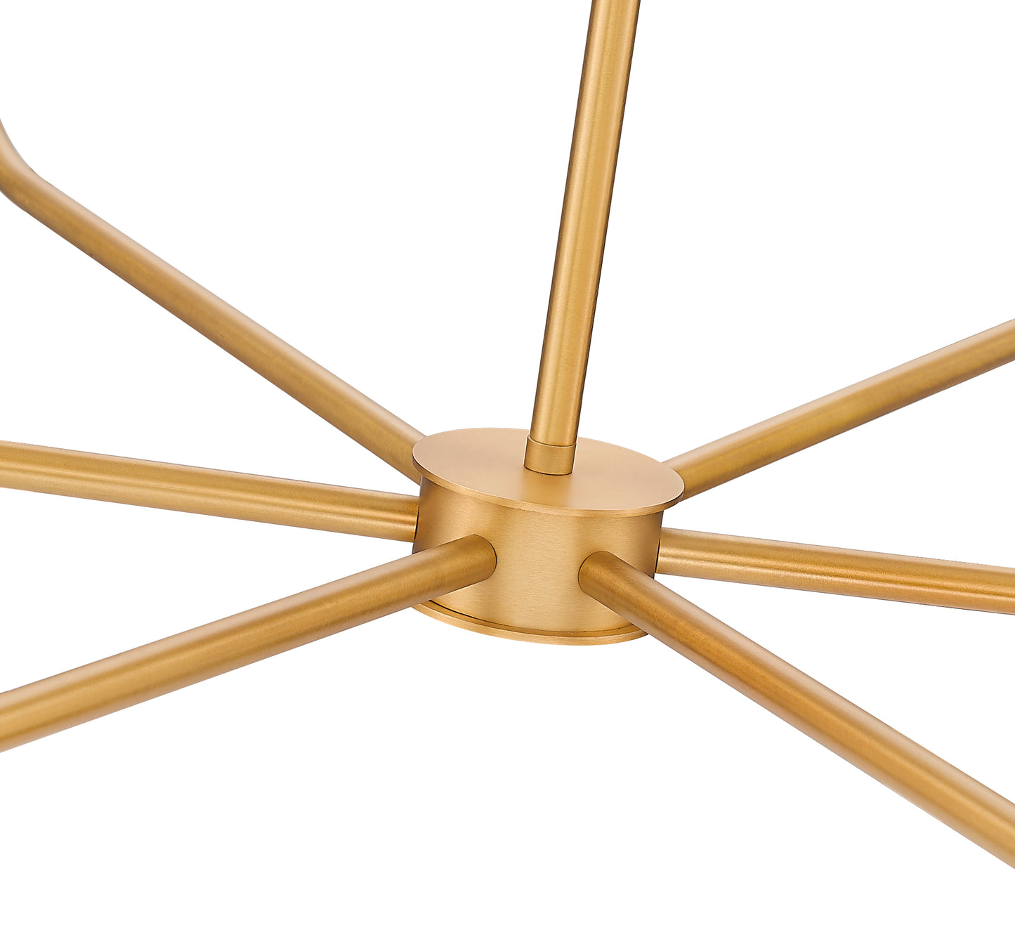 3049-45RB - Tova 6 Light 49" Chandelier - Rubbed Brass