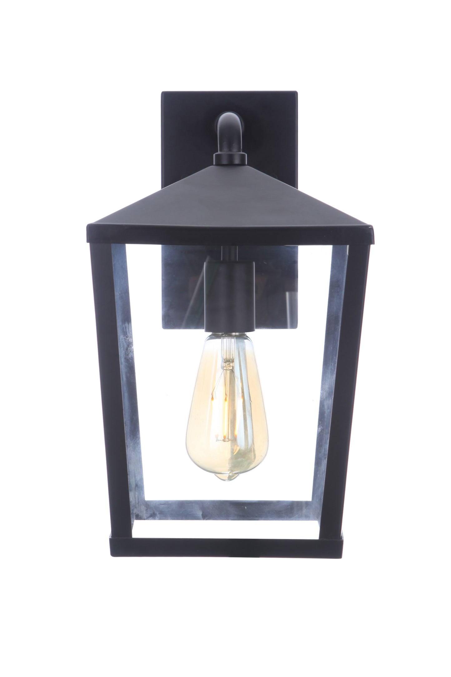 ZA4614-MN - Olsen 1 Light 13.38" High Outdoor Wall Lantern - Midnight