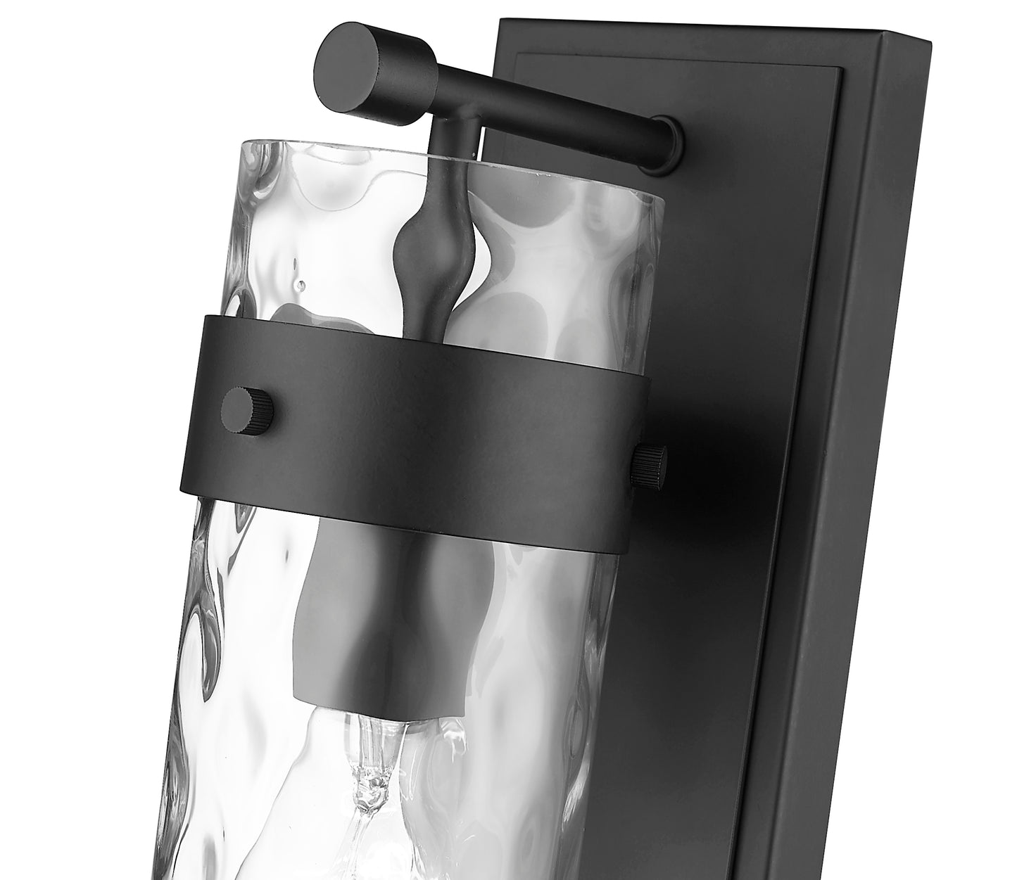 3035-1V-MB - Fontaine 1 Light Wall 11" Sconce - Matte Black
