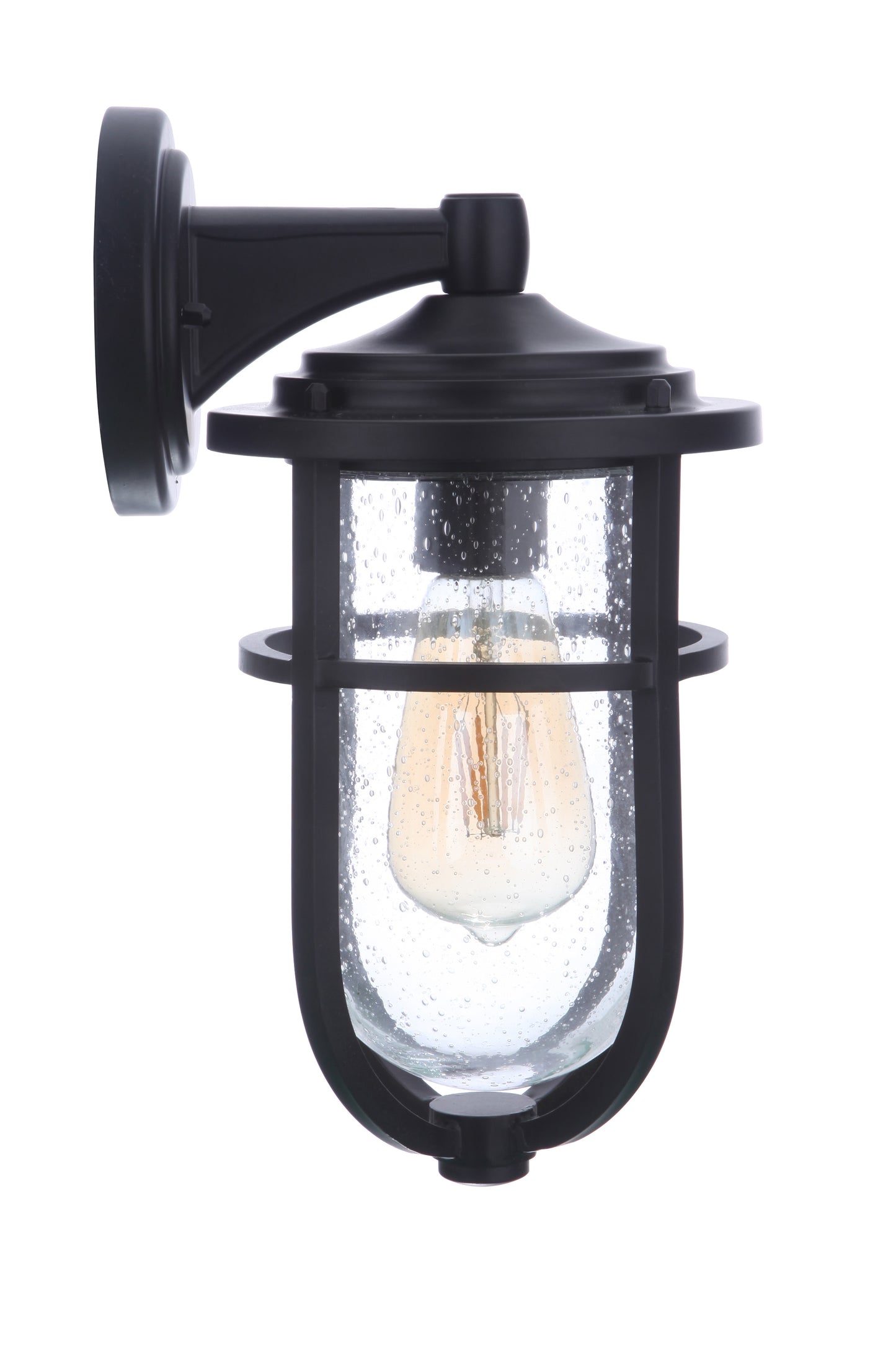 ZA4704-MN - Voyage 1 Light 13" High Outdoor Wall Lantern - Midnight