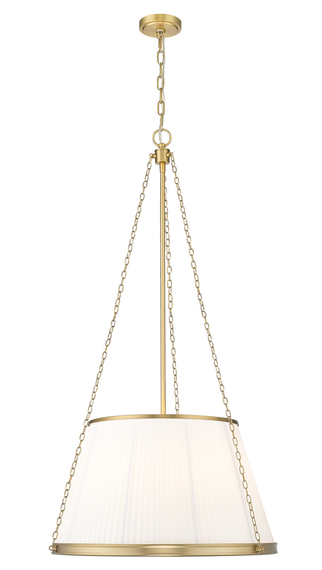 1954P24-MGLD - Madeline 6 Light 24" Pendant - Modern Gold