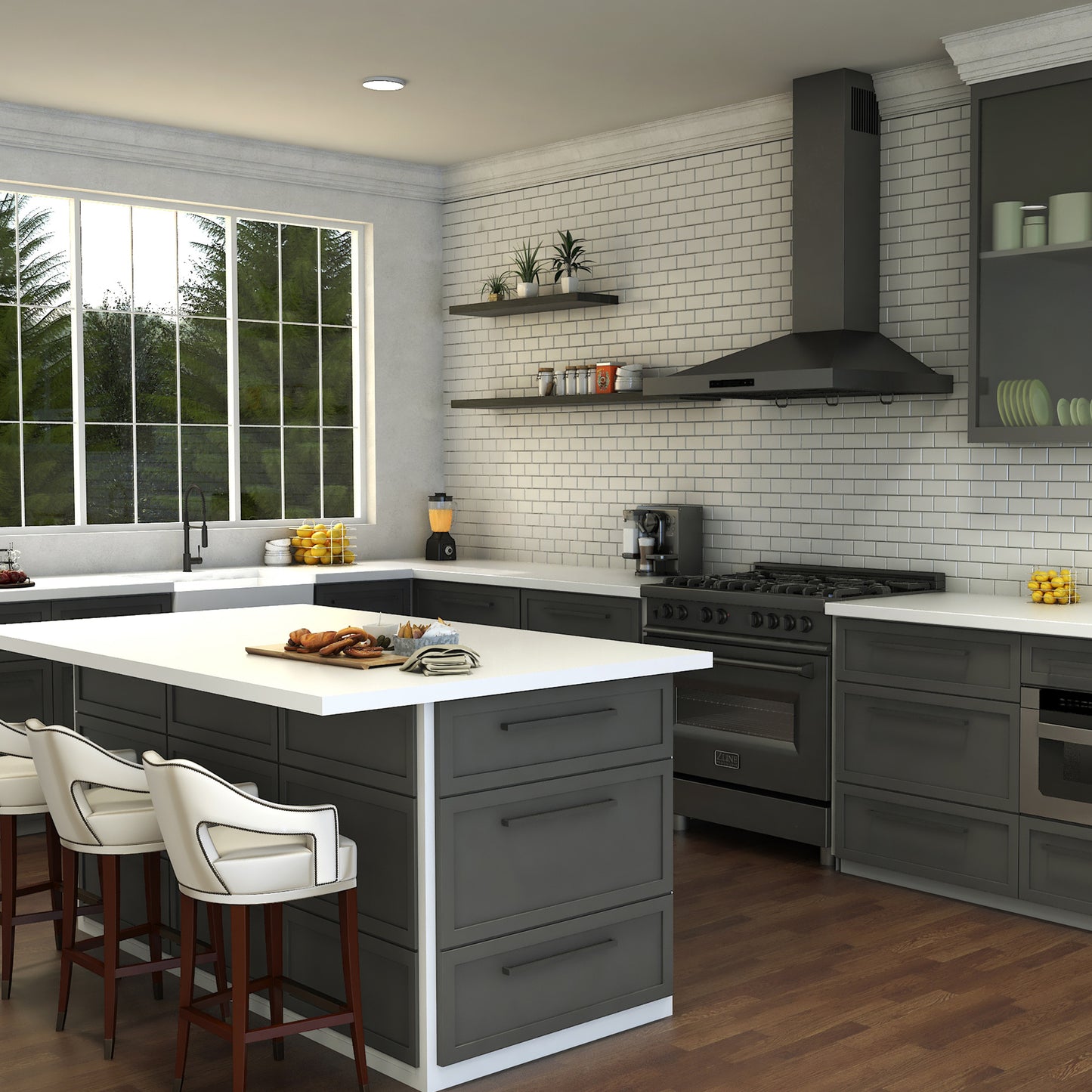 SRA-KF-MB - Sierra Kitchen Faucet in Matte Black