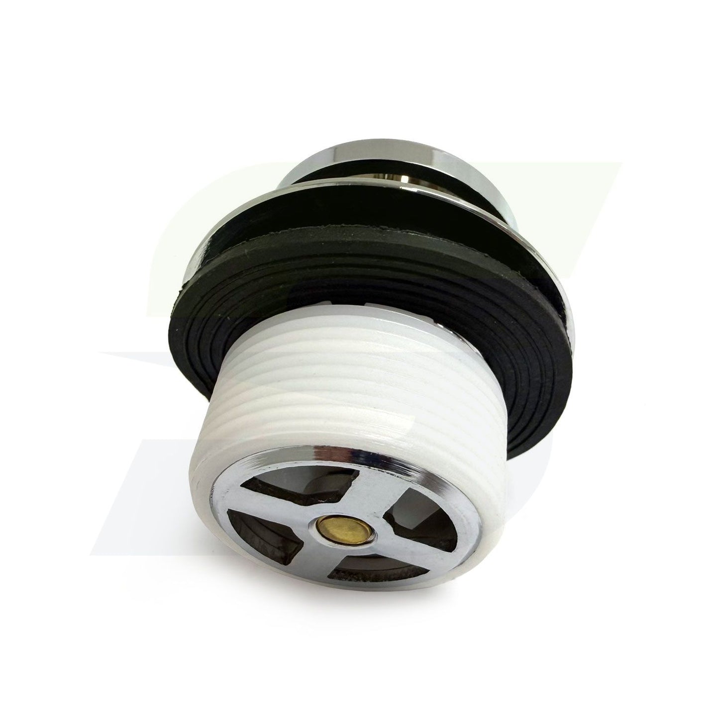 TD1500 - Chrome Plated Brass Tub Drain with Tip-toe Stopper