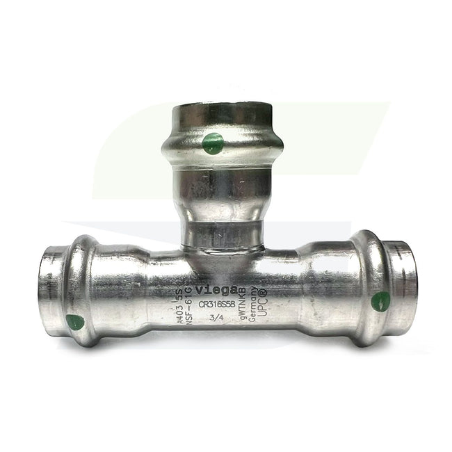 80585 - 3/4" ProPress 316 Stainless Steel Tee