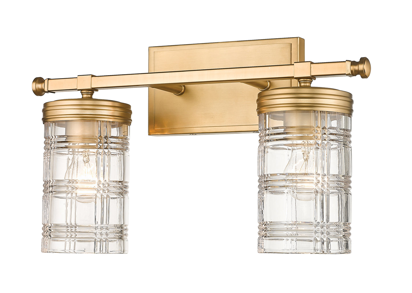 344-2V-HG - Archer 2 Light 18" Vanity - Heirloom Gold