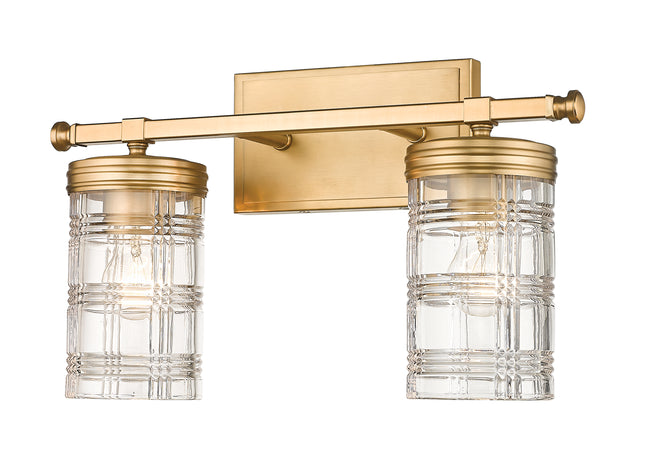 344-2V-HG - Archer 2 Light 18" Vanity - Heirloom Gold