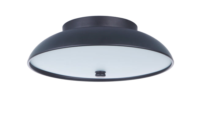 X6811-FB-LED - Soul 1 Light 10.5" Wide Flush Mount - Flat Black