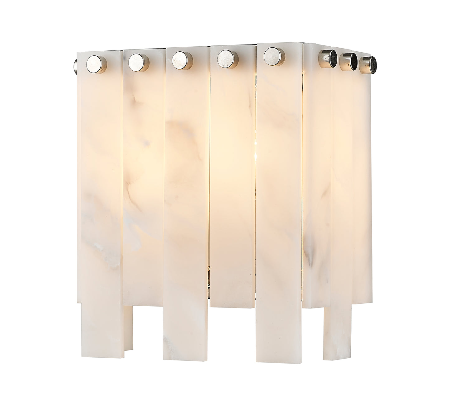 345-2S-PN - Viviana 2 Light Wall 8" Sconce - Polished Nickel