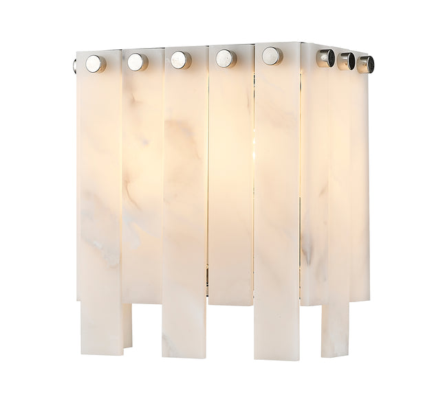345-2S-PN - Viviana 2 Light Wall 8" Sconce - Polished Nickel
