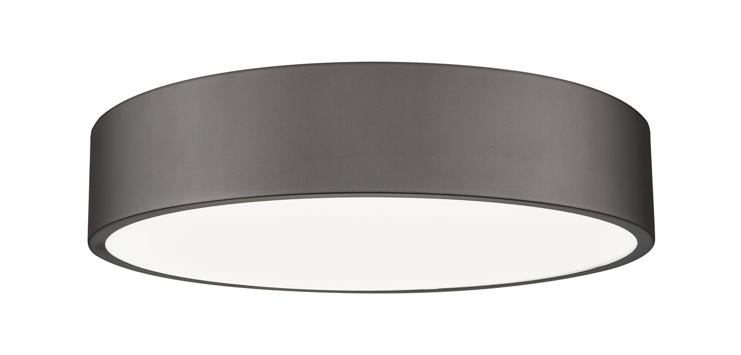 1017F20-BRZ-LED - Coronado 1 Light Flush 20" Mount - Bronze