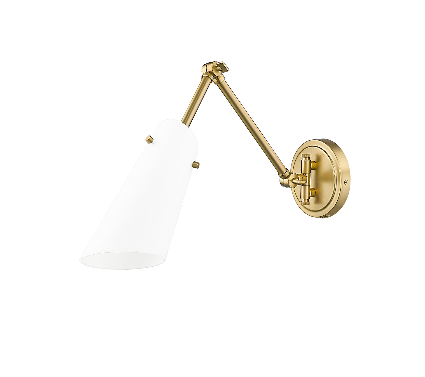 350S-MGLD - Julia 1 Light Wall 5" Sconce - Modern Gold