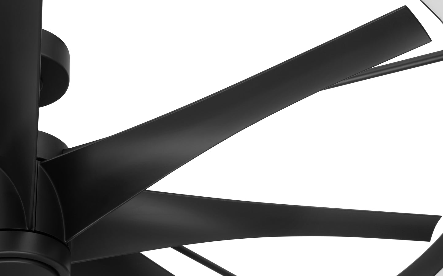 AXL57FB8 - Axel Indoor/Outdoor 52" 8 Blade Indoor Outdoor Ceiling Fan with Light Kit - Flat Black
