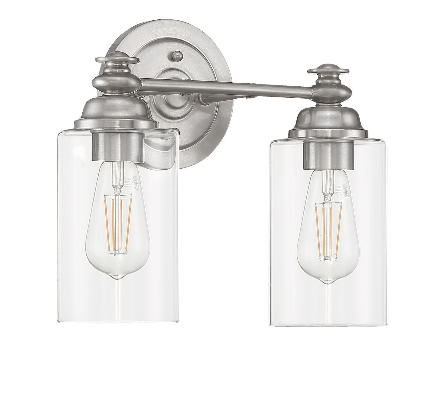 49802-BNK-C - Dardyn 2 Light 13.38" Wide Vanity Light - Brushed Nickel