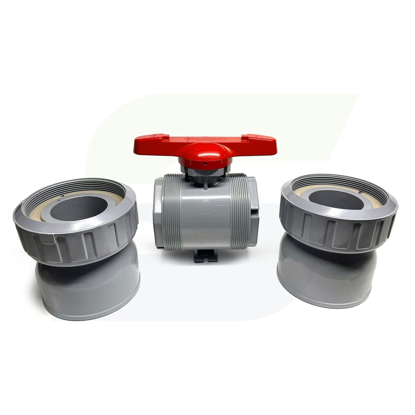 1610060 - 6" True Union In-line Ball Valve - CPVC, Socket, EPDM Seal