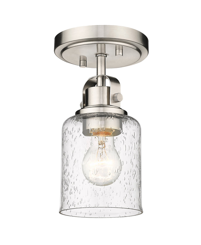 340F1-BN - Kinsley 1 Light Flush 5" Mount - Brushed Nickel