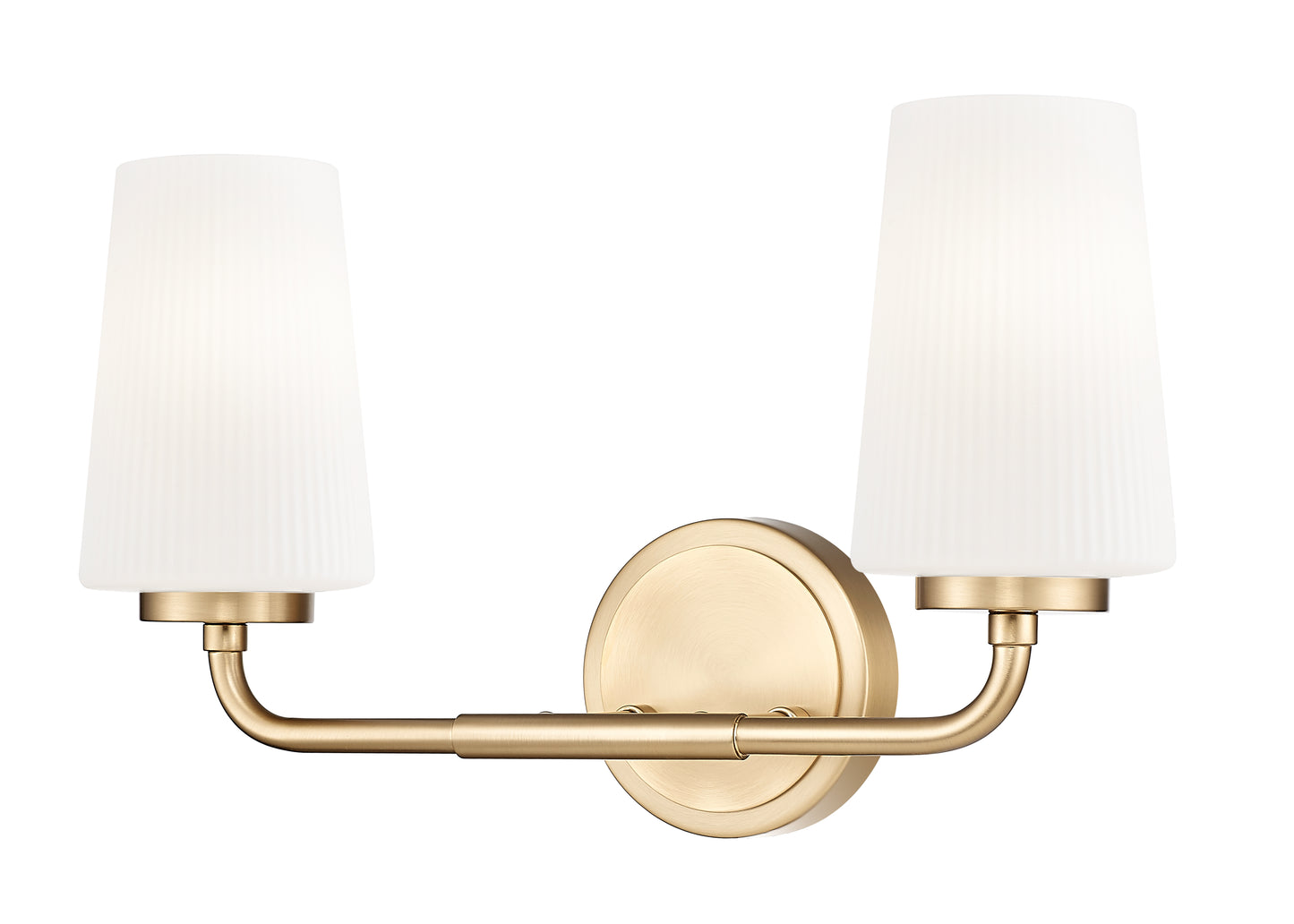 7005-2V-MGLD - Montford 2 Light 16" Vanity - Modern Gold