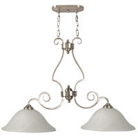 7136BNK2 - Cecilia 2 Light 13.27" Wide Island Light - Brushed Nickel