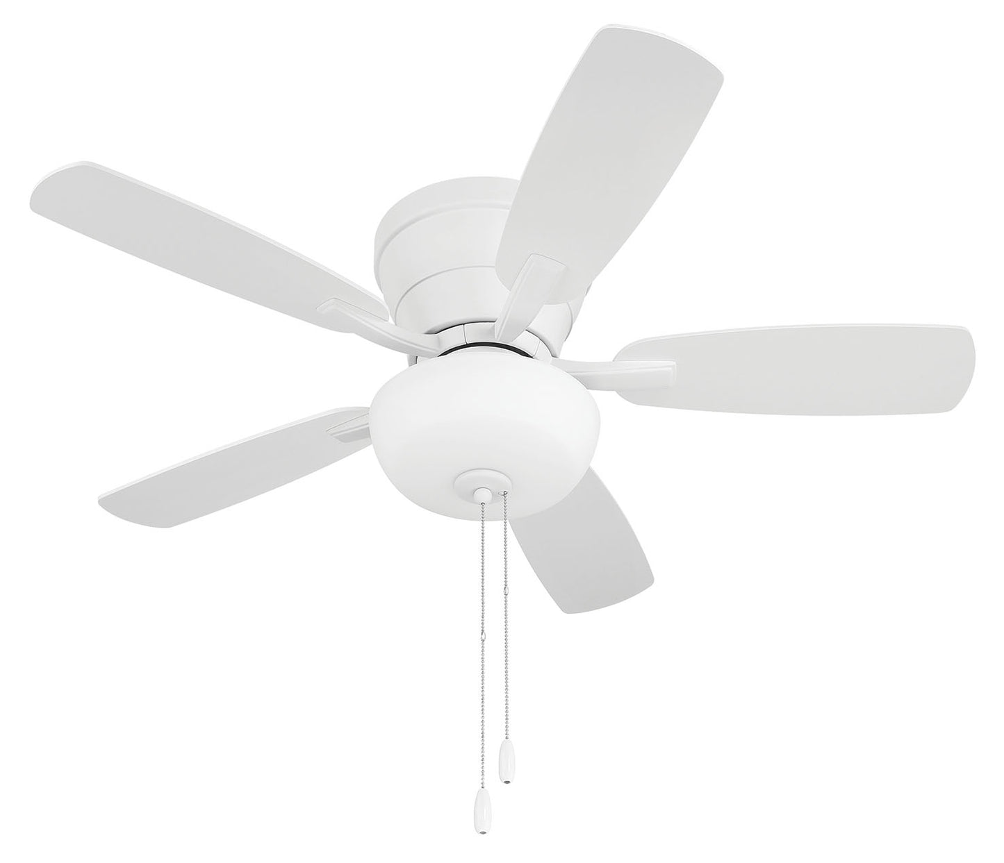 WHL42W5C1 - Wheeler 42 2-Light Bowl 42" 5 Blade Ceiling Fan with Light Kit - White