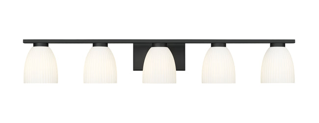 7518-5V-MB - Naya 5 Light 40" Vanity - Matte Black