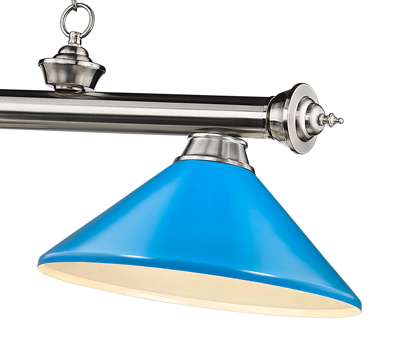 2306-3BN-MEB - Cordon 3 Light 58" Billiard - Brushed Nickel