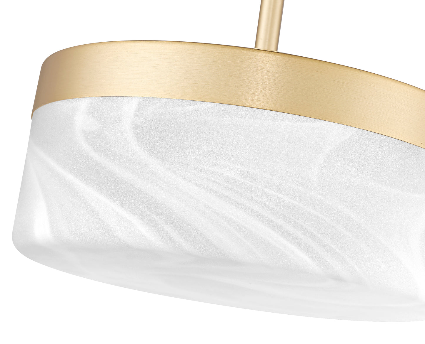 827P9-MGLD-LED - Renaud 1 Light 9" Pendant - Modern Gold