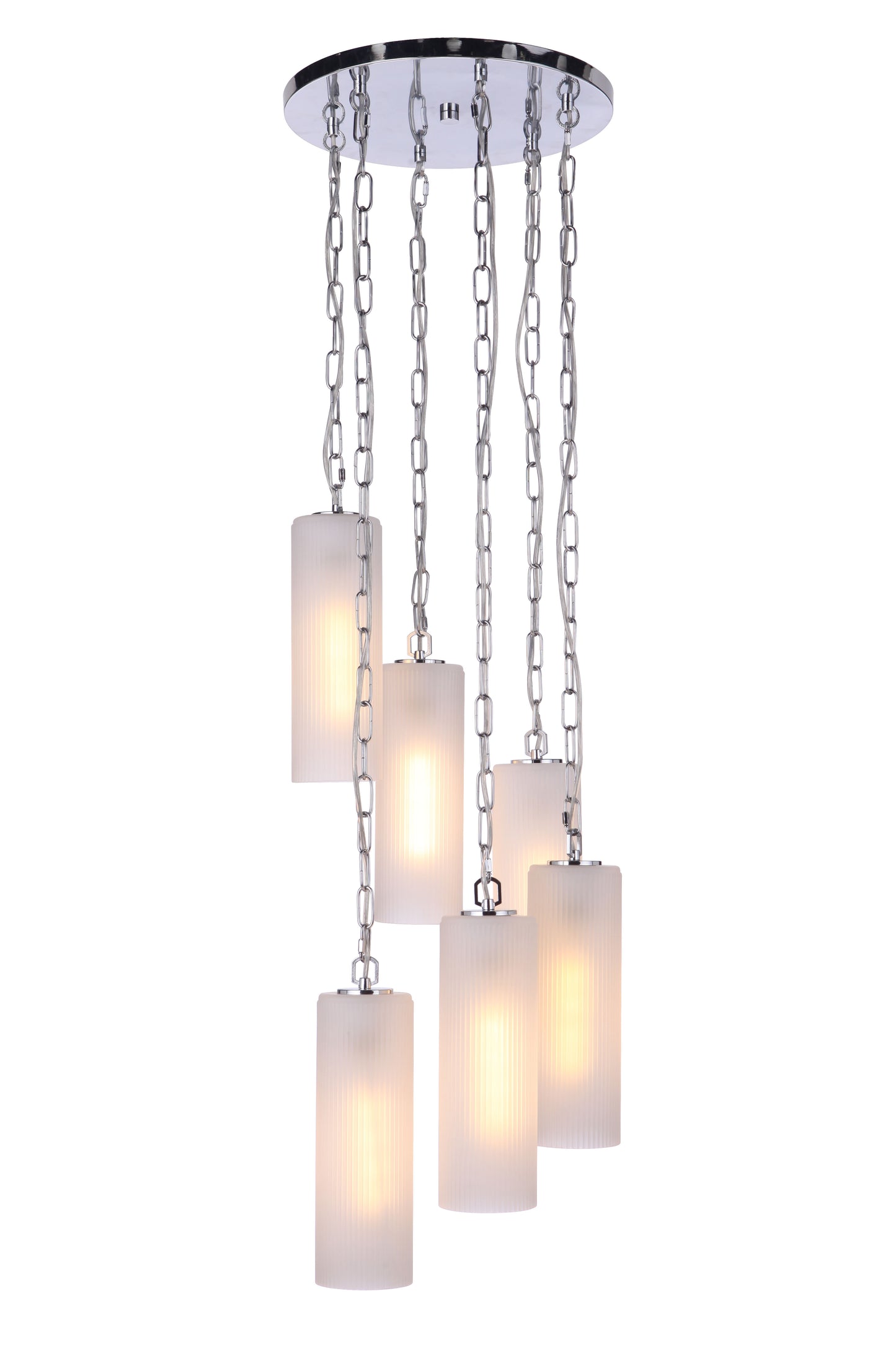 57996-CH - Myos 6 Light 15" Wide Pendant - Chrome
