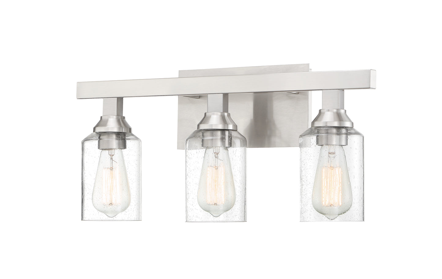 53103-BNK - Chicago 3 Light 22" Wide Vanity Light - Brushed Nickel