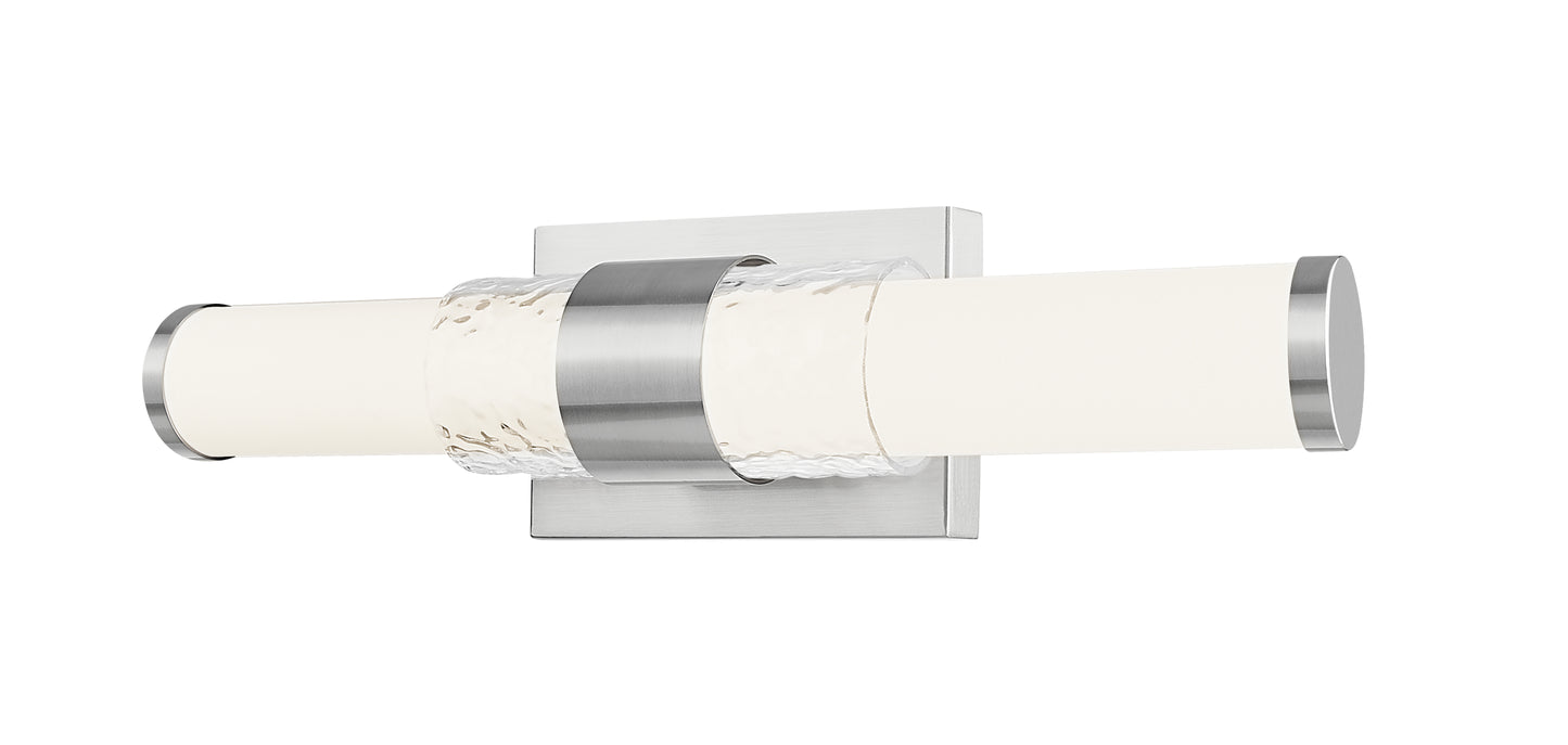 1015-18W-BN-LED - Egon 1 Light 18" Vanity - Brushed Nickel