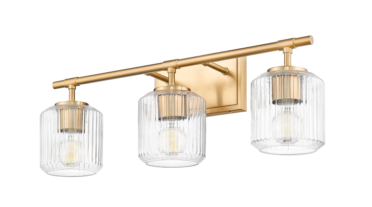 7515-3V-MGLD - Landon 3 Light 24" Vanity - Modern Gold