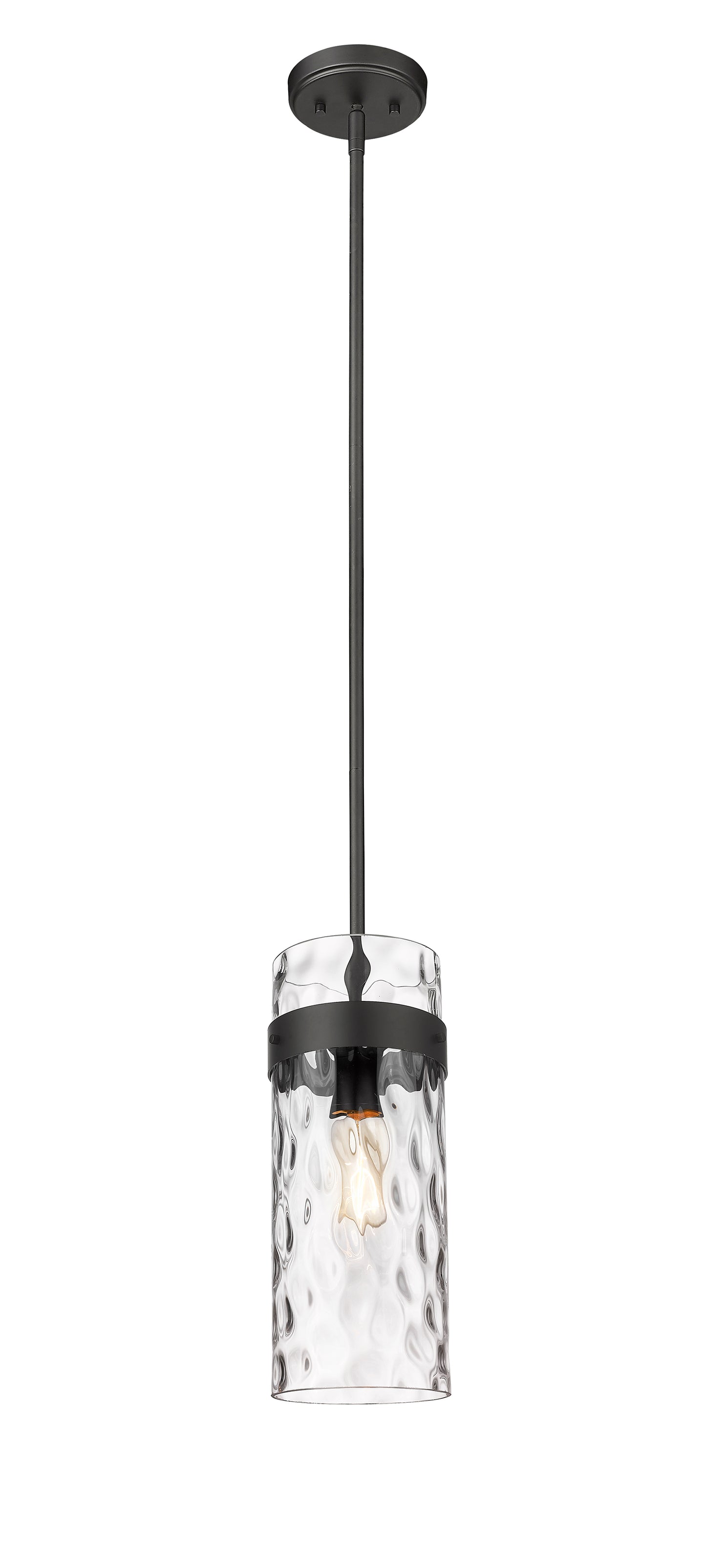 3035P6-MB - Fontaine 1 Light 6" Pendant - Matte Black