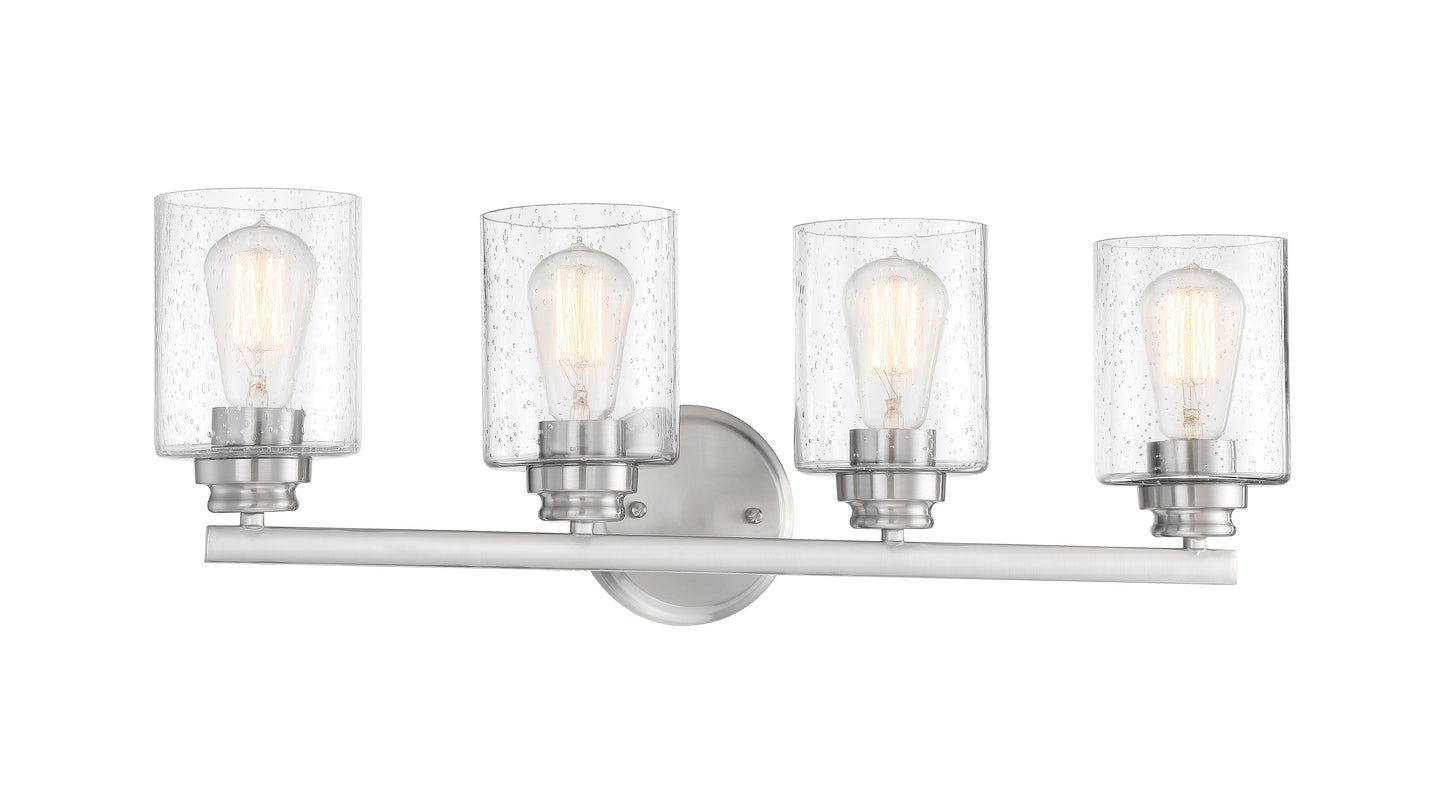 50504-BNK - Bolden 4 Light 25" Wide Vanity Light - Brushed Nickel