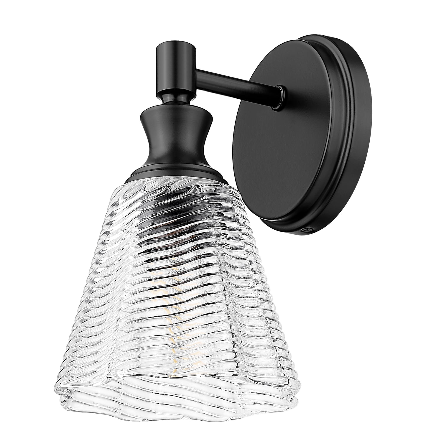 7704-1S-MB - Auden 1 Light Wall 10" Sconce - Matte Black