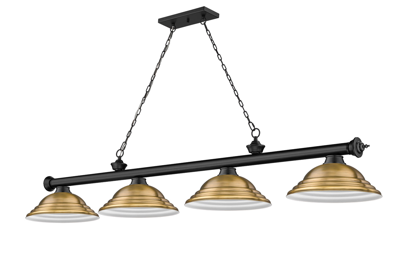 2306-4MB-SRB - Cordon 4 Light 82" Billiard - Matte Black
