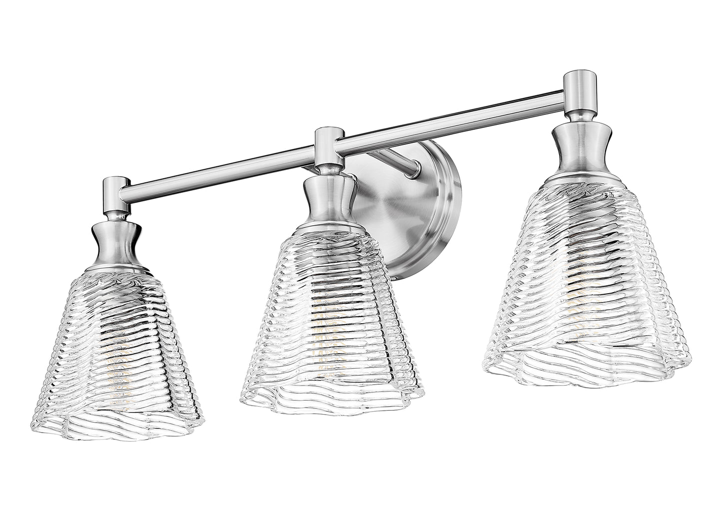 7704-3V-BN - Auden 3 Light 24" Vanity - Brushed Nickel