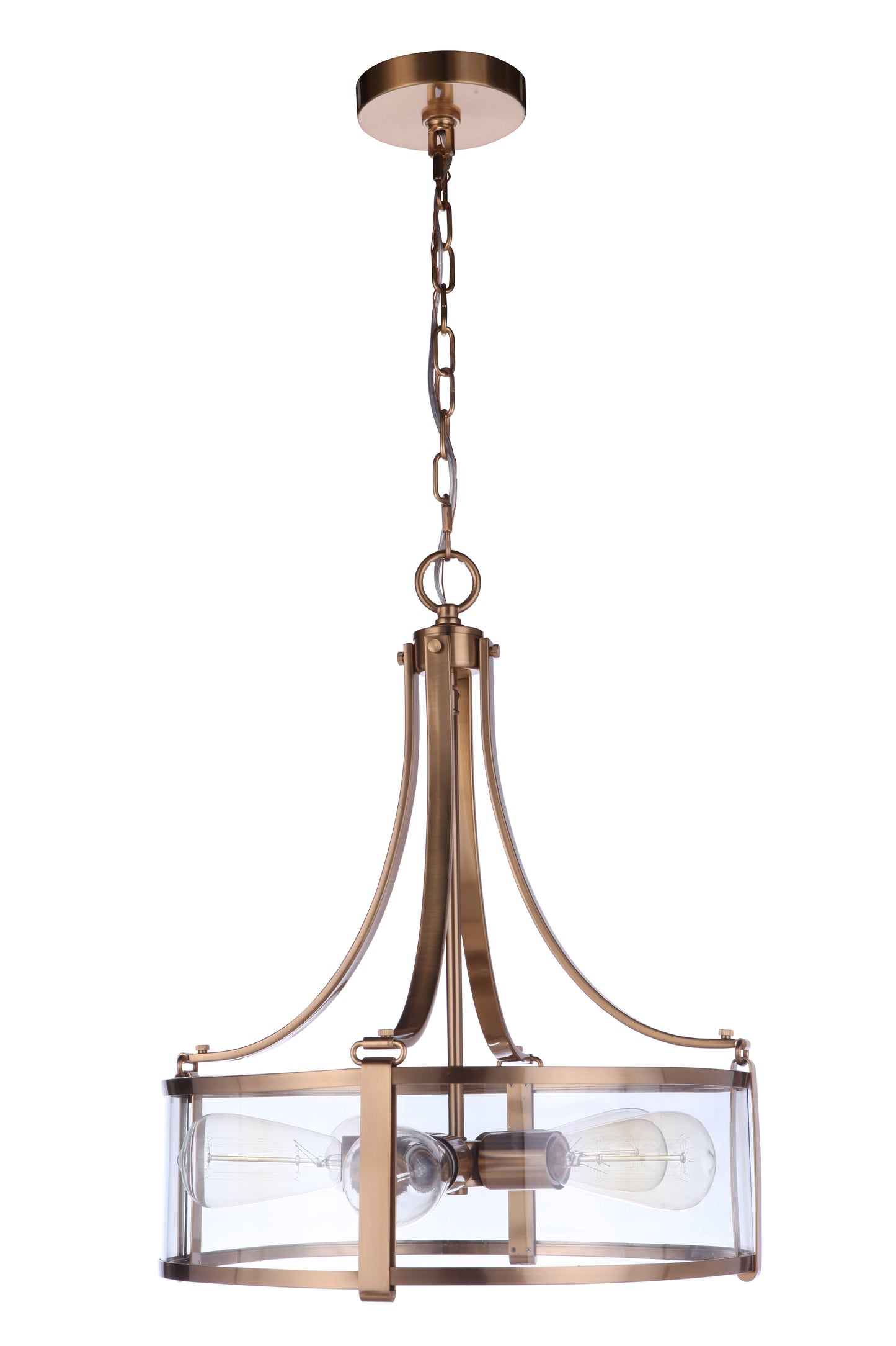 55395-SB - Elliot 5 Light 16" Wide Pendant - Satin Brass