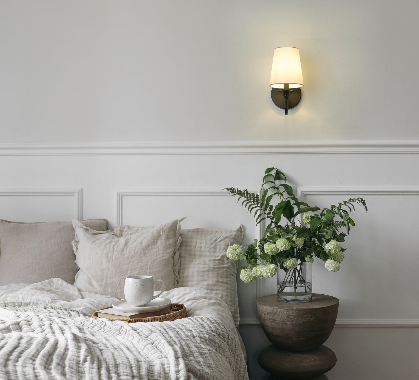 7509-1S-MB - Gianna 1 Light Wall 10" Sconce - Matte Black