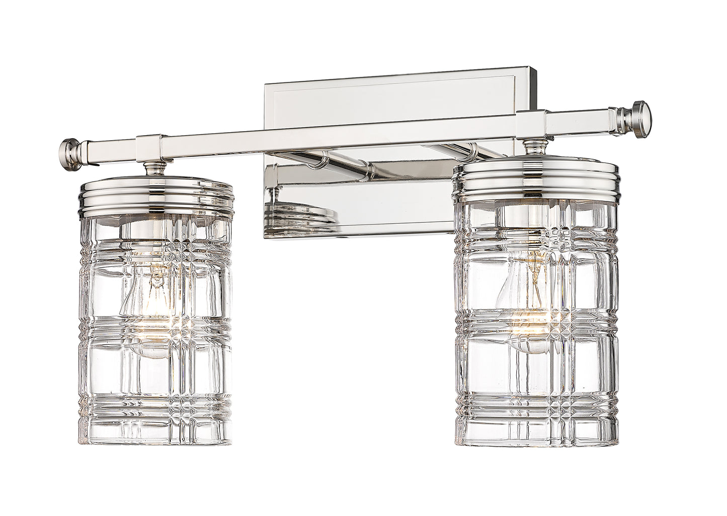 344-2V-PN - Archer 2 Light 18" Vanity - Polished Nickel