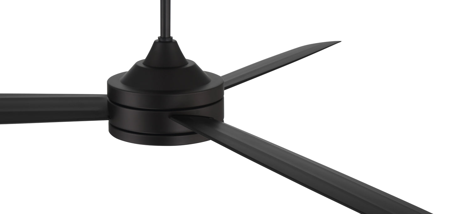 INS62FB3 - Inspo 62 Indoor/Outdoor 62" 3 Blade Indoor Outdoor Ceiling Fan - Flat Black
