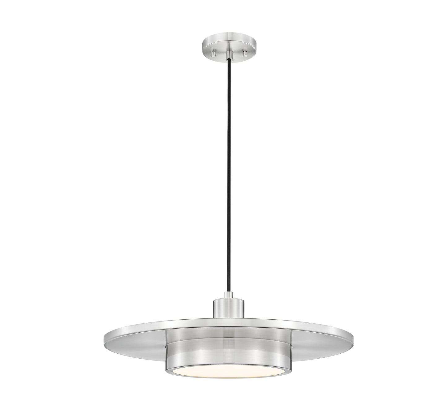 829P20-BN-LED - Ludo 1 Light 20" Pendant - Brushed Nickel