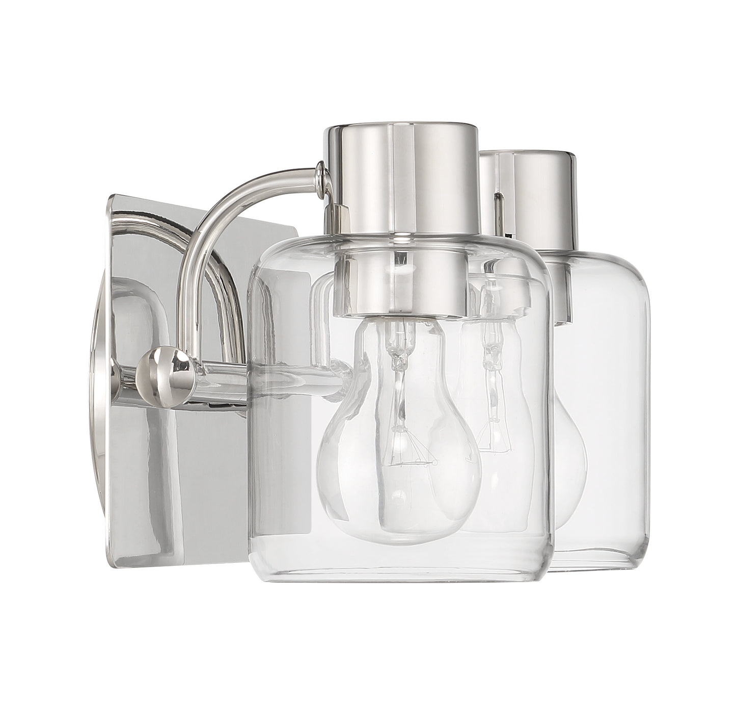 17712PLN2 - Rori 2 Light 12.38" Wide Vanity Light - Polished Nickel