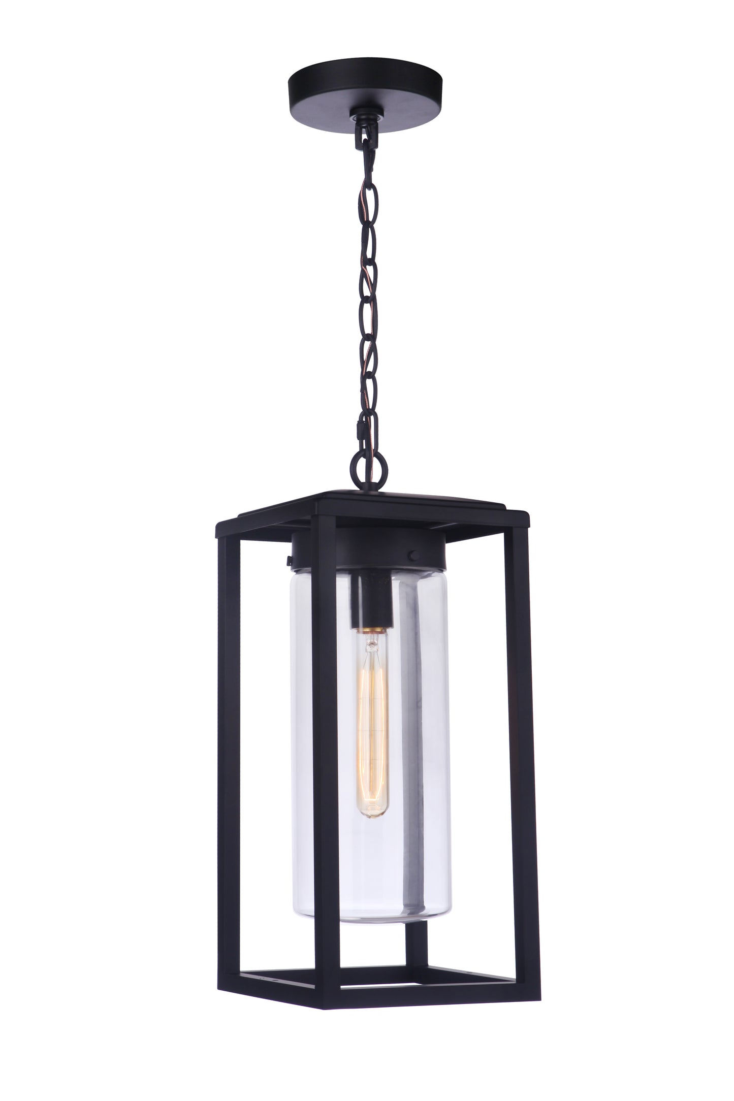ZA4821-MN - Neo 1 Light 7.88" Wide Outdoor Pendant - Midnight