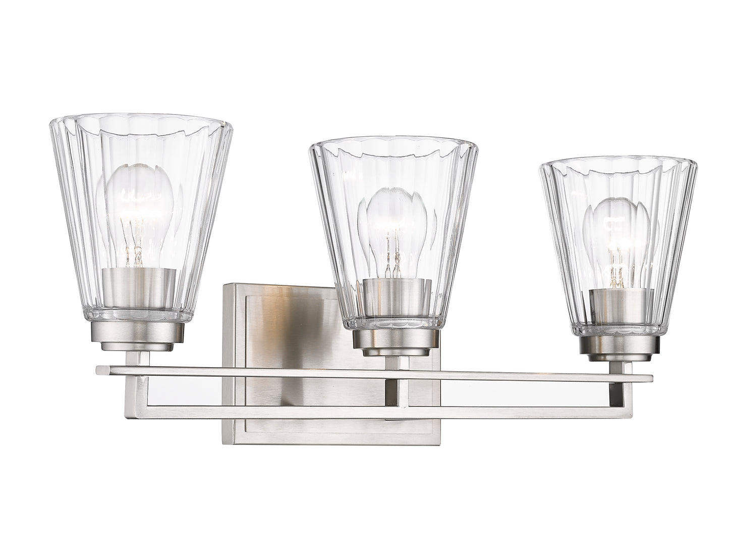 823-3V-BN - Lyna 3 Light 22" Vanity - Brushed Nickel