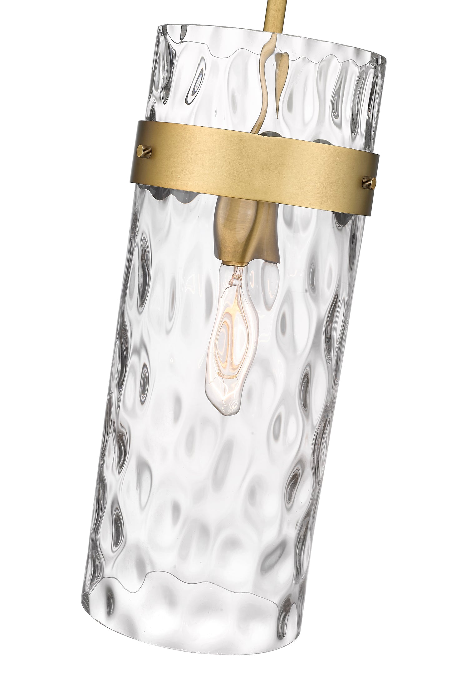 3035P6-RB - Fontaine 1 Light 6" Pendant - Rubbed Brass