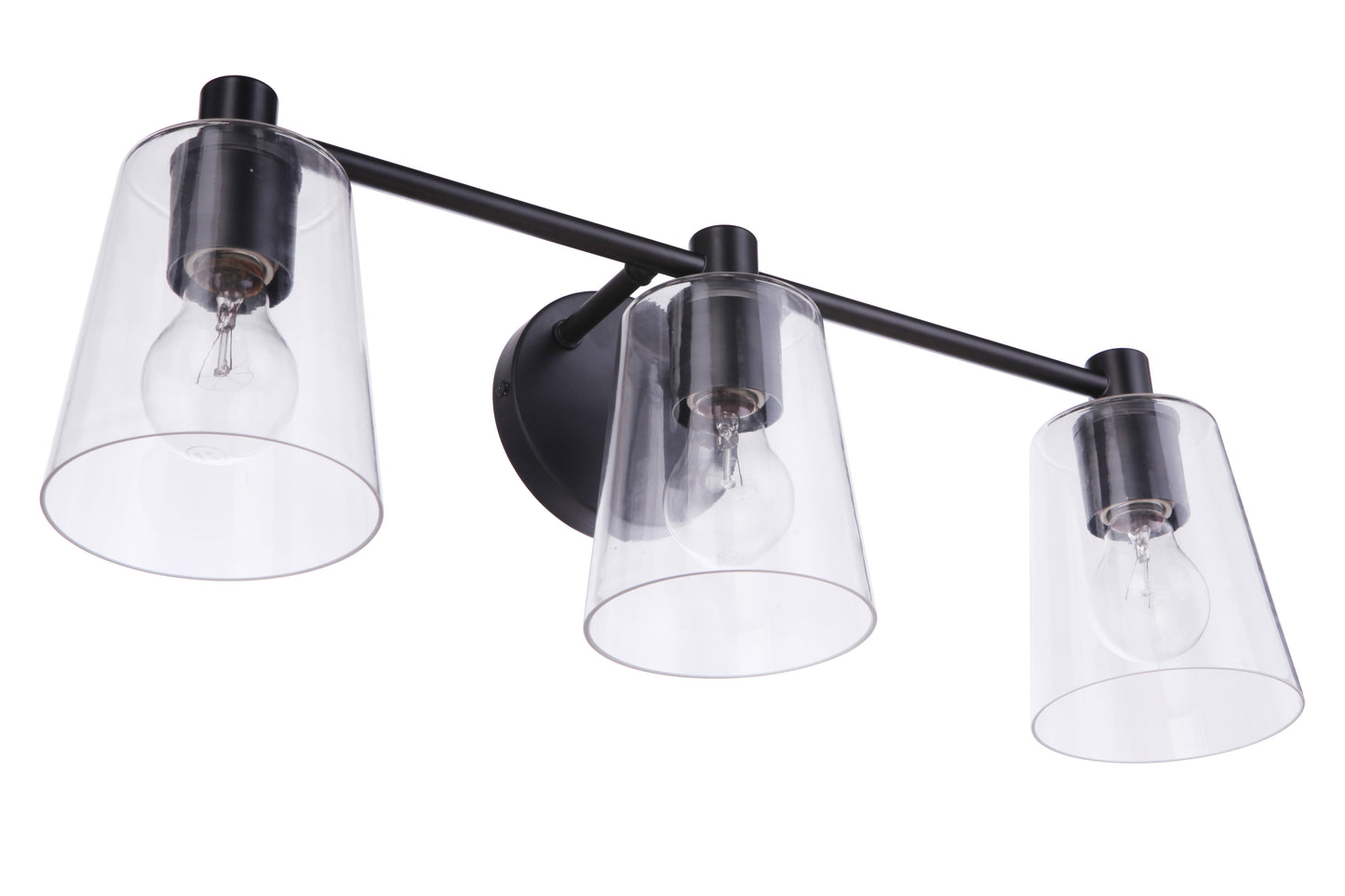 12623FB3 - Emilio 3 Light 23" Wide Vanity Light - Flat Black