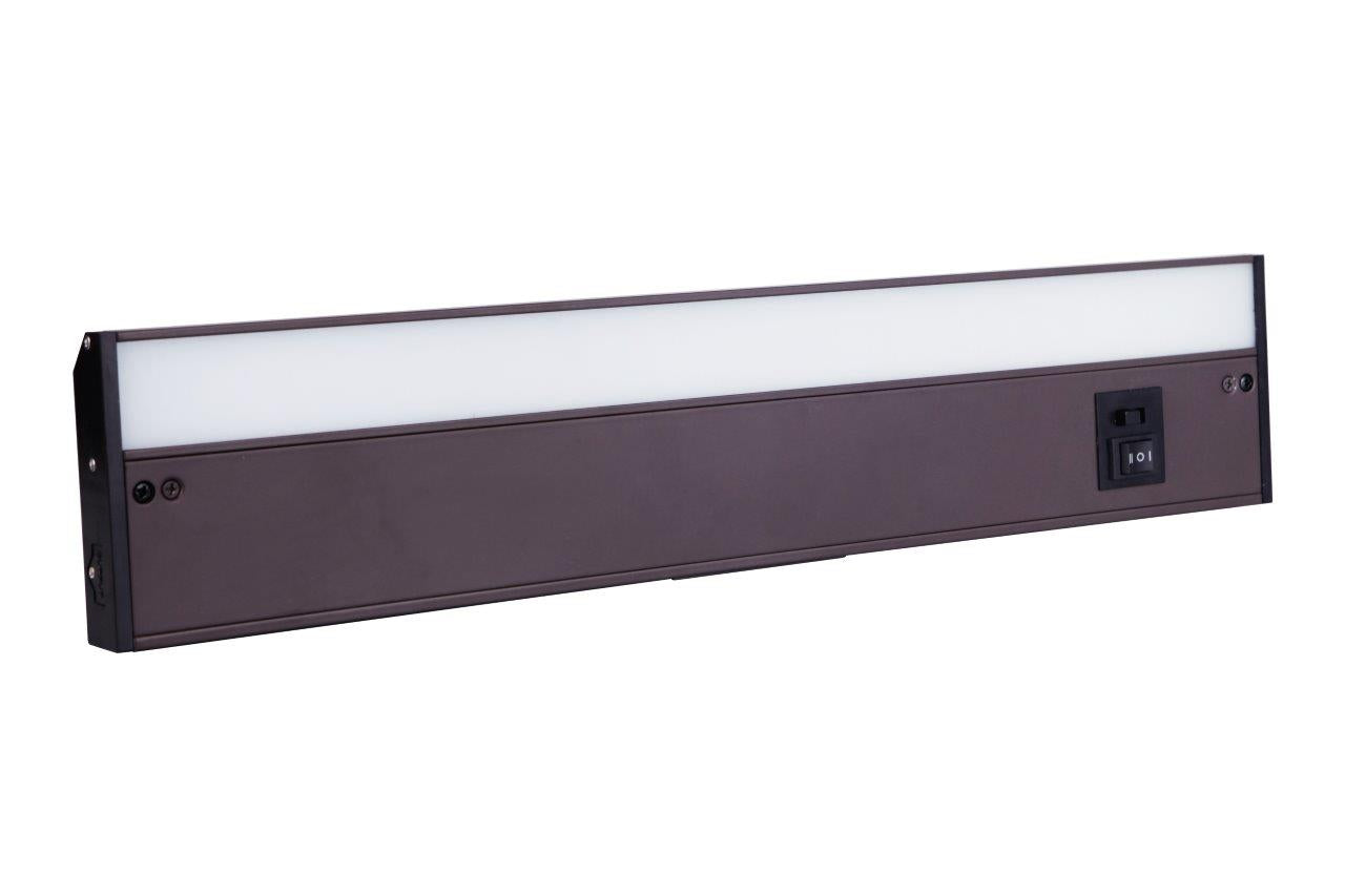 CUC3018-BZ-LED - 3CCT Under Cabinet Light Bars 1 Light 3.63" Wide Under Cabinet Light Bar - Bronze